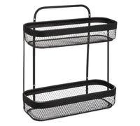 Paris Prix Five Simply Smart - Étagère 2 Niveaux Design Mayaj 35cm Noir