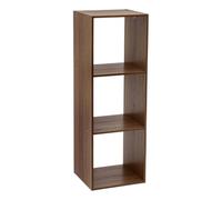 Paris Prix Five Simply Smart - Étagère 3 Cases Mix n'Modul 100cm Noyer