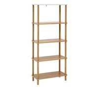Paris Prix Five Simply Smart - Étagère 5 Niveaux Design Côme 141cm Marron