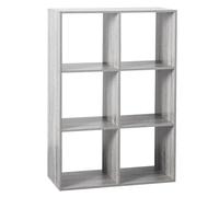 Paris Prix Five Simply Smart - Étagère 6 Cases Mix n'Modul 100cm Gris