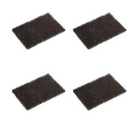 Paris Prix FIVE Simply Smart - Lot de 4 Filtres à Charbon Poubelle Safir 11cm Noir