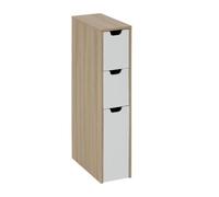Paris Prix Five Simply Smart - Meuble de Rangement Cuisine Eat Up 80cm Marron