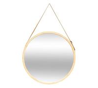 Paris Prix Five Simply Smart - Miroir Mural Rond à Suspendre Bambou 50cm Naturel