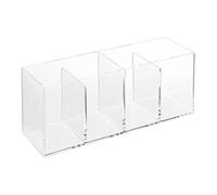 Paris Prix FIVE Simply Smart - Organiseur 4 Compartiments Selena 22cm Transparent