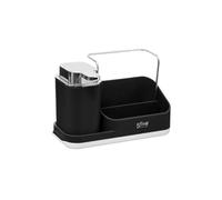 Paris Prix Five Simply Smart - Organiseur d'Évier 4 en 1 "Néo 21cm Noir