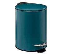 Paris Prix FIVE Simply Smart - Poubelle à Pédale Softclose 3L Bleu Pétrole