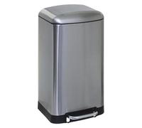 Paris Prix FIVE Simply Smart - Poubelle de Cuisine en Inox Ariane 30L Argent