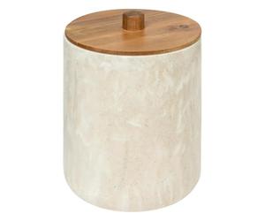Paris Prix FIVE Simply Smart - Poubelle de Salle de Bain Côme 5L Beige