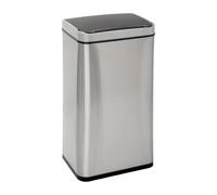 Paris Prix FIVE Simply Smart - Poubelle en Métal Sensor 40L Argent