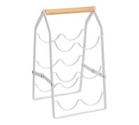 Paris Prix Five Simply Smart - Rack Pliant 6 Bouteilles Balm 37cm Blanc