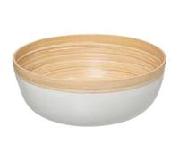 Paris Prix Five Simply Smart - Saladier Rond Bambou Modern 30cm Blanc