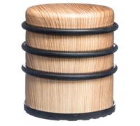 Paris Prix Five Simply Smart - Stop Porte Effet Bois 8cm Naturel