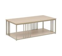 Paris Prix Five Simply Smart - Table Basse avec Étagère Duna 100cm Sable