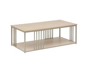Paris Prix Five Simply Smart - Table Basse avec Étagère Duna 100cm Sable