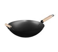 Paris Prix FIVE Simply Smart - Wok en Acier & Manche en Bois Tio 35cm Noir