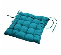 Paris Prix Galette de Chaise Matelassée Essentiel 40x40cm Pétrole