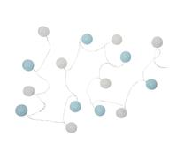 Paris Prix Guirlande Lumineuse Led Boule 360cm Blanc & Bleu