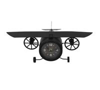 Paris Prix Horloge à Poser Avion Vintage 47cm Noir