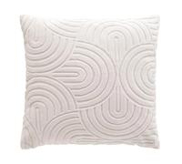 Paris Prix Housse de Coussin Bouclette Solly 40x40cm Naturel