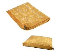 Paris Prix Housse de Coussin pour Chien & Chat Ethnic 100cm Moutarde