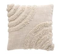 Paris Prix Housse de Coussin Tuftée Silio 40x40cm Naturel