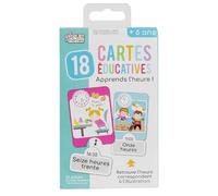 Paris Prix Jeu de Cartes Educatives J'apprends l'Heure 22cm Multicolore
