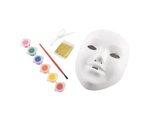 Paris Prix Kit Masque à Peindre Carnaval Blanc