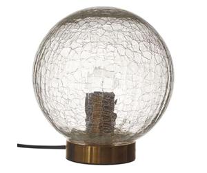 Paris Prix Lampe à Poser Boule Lounge 22cm Transparent