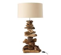 Paris Prix Lampe à Poser Design Bois Flotté 63cm Naturel