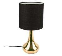 Paris Prix Lampe à Poser Design Touch 32cm Noir & Or