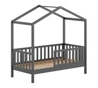 Paris Prix Lit Cabane Enfant Dallas 70x140cm Anthracite
