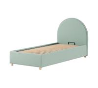 Paris Prix Lit Coffre Enfant Bouclé Moon 90x200cm Vert