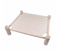 Paris Prix Lit Hamac pour Chat en Bois Boho 53cm Naturel