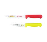 Paris Prix Lot de 2 Couteaux d'Office Ludique 23cm Multicolore