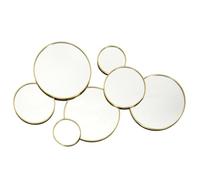 Paris Prix Lot de 6 Miroirs Muraux Rond 57cm Or