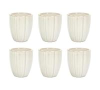 Paris Prix Lot de 6 Tasses à Café Vlora 12cl Beige