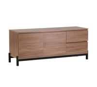 Paris Prix Meuble TV 2 Portes & 2 Tiroirs Corpus 138cm Marron