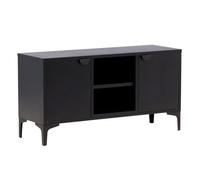 Paris Prix Meuble TV 2 Portes Piring 120cm Noir