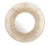 Paris Prix Miroir Mural Déco Rond 50cm Naturel