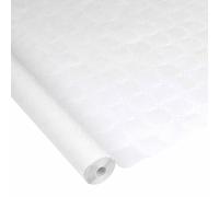 Paris Prix Nappe Papier Damassée 1,18x20m Blanc