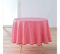 Paris Prix Nappe Ronde Antitache Imprimé 180cm Rouge