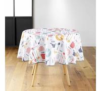 Paris Prix Nappe Ronde Toile Cirée Kitchen 160cm Multicolore