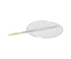 Paris Prix Neka - Double Grille Barbecue Ronde Summer 50cm Chrome