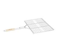Paris Prix Neka - Double Grille Barbecue Summer 30x40cm Chrome