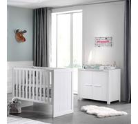 Paris Prix Pack - Lit Bébé, Commode & Plan à Langer Erik 60x120cm Blanc