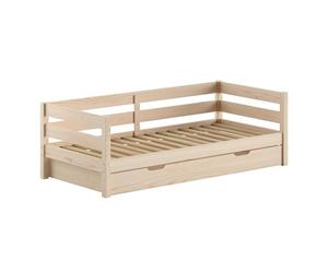 Paris Prix Pack - Lit Capitaine & Tiroir-Lit Margrit 90x200cm Naturel