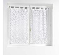 Paris Prix Paire de Voilages Maille Manon 60x120cm Blanc
