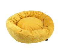 Paris Prix Panier Rond Chien & Chat Boho 50cm Moutarde