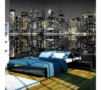 Paris Prix Papier Peint New York Or & Argent 270 x 350 cm