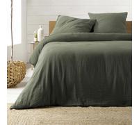 Paris Prix Parure de Lit 3 Pièces Angelia 240x220cm Vert Kaki